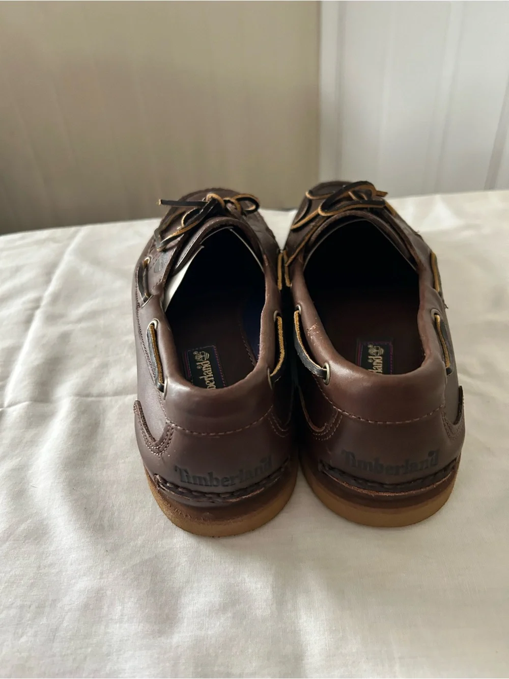 Timberland Leather 2- Eye Boat shoes/12 M/NWOT